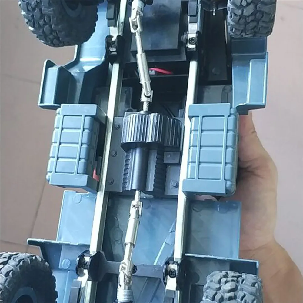 2 шт. обновленные детали серебряный металлический приводной вал для WPL HengLong 1/16 RC