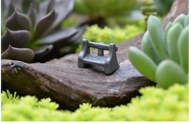 5 шт. парк скамейки миниатюрные изделия из смолы Сказочный Сад Миниатюрные