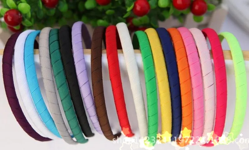 Бесплатная доставка Оптовая продажа 150 шт пластиковая обертка grosgrain лента обруч