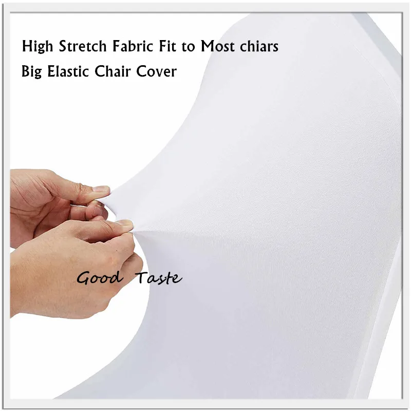 Free Shipping 50PC Universal Elastic Spandex Lycra Chair Cover for Wedding Marriage Banquet Party Folding Celebration Decoration | Дом и сад