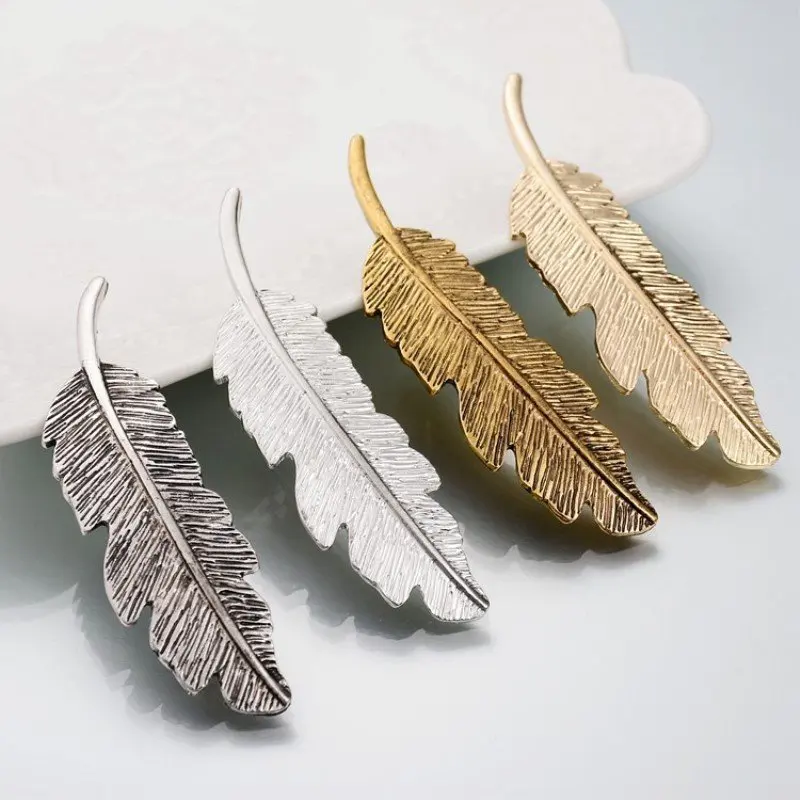 1 шт. Лидер продаж заколка для волос в форме листьев Женские Ювелирные изделия из