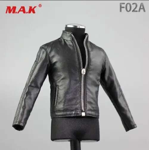 Action figure Clothing set 1/6 F02B F02A Male Motorcycle Jacket Clothing Suit For 12" Soldier Figure no head no body - Цвет: A