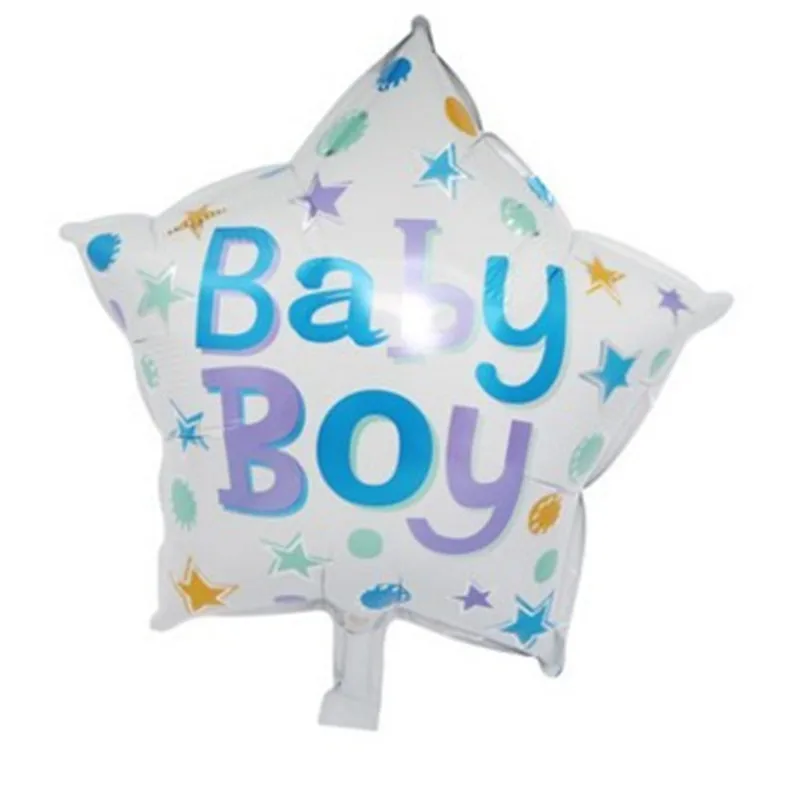 6pcs 6 шт./лот 18 дюймов розовый Ангел Детские воздушные шары для новорожденного день рождения принадлежности украшения ребенка душ мальчик девочка фольга Гелиевый шар - Цвет: 6pcs