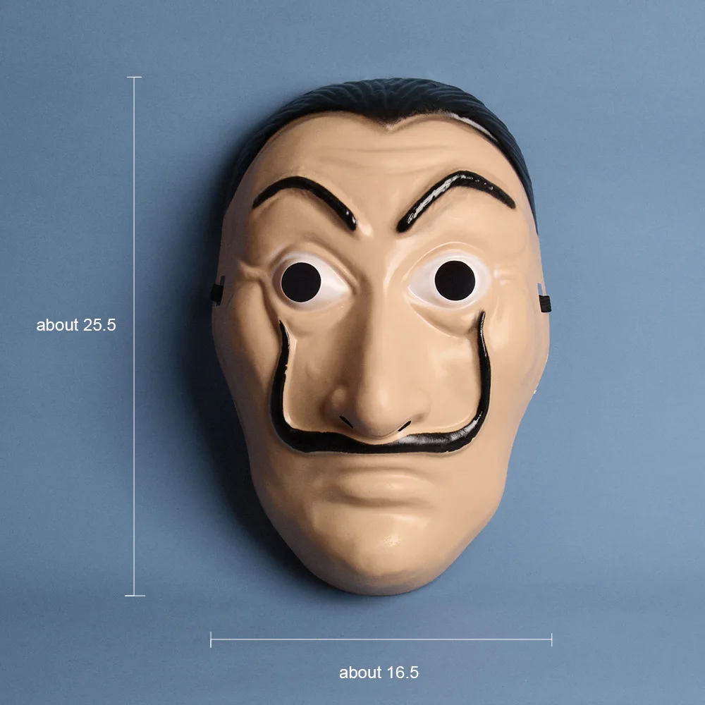 Дом карт &amp La Casa de Papel Salvador Dali полная маска для лица взрослых страшный и Косплей