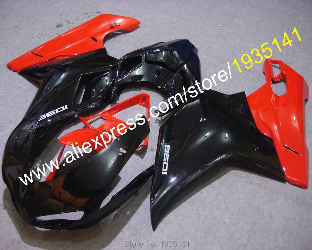 

Motorbike Cowling For Ducati 848 1098 1098S 1198 Bodywork Kit Fairing 2007 2008 2009 2010 2011 (Injection molding)