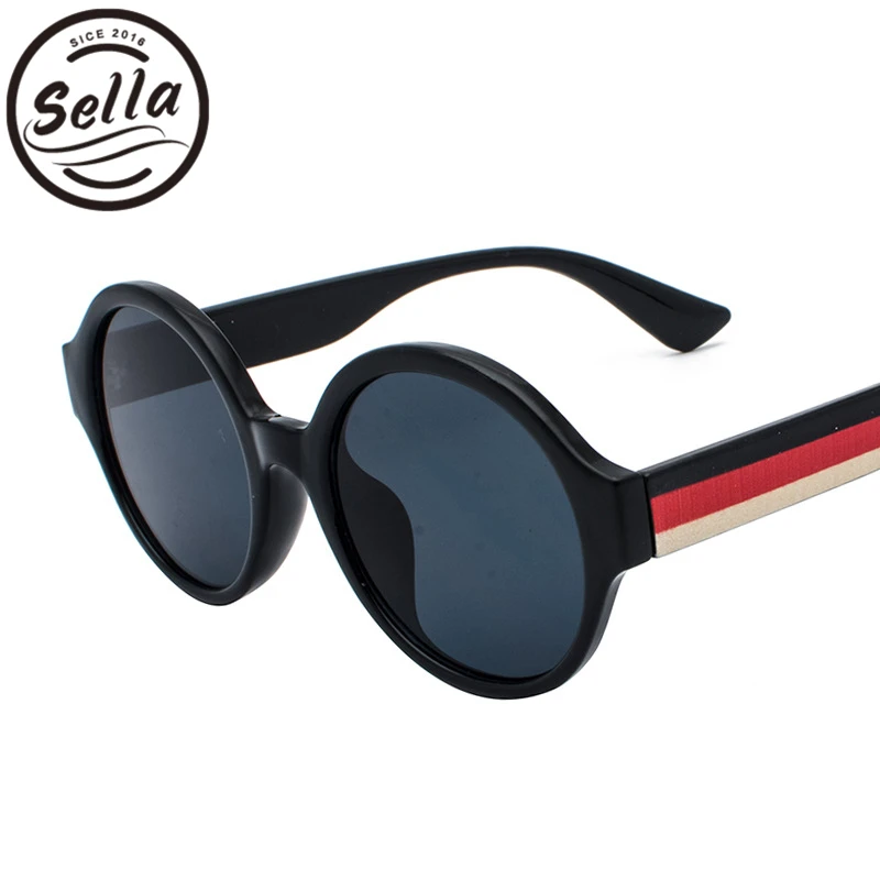 Sella брендовые дизайнерские модные женские мужские круглые солнцезащитные очки