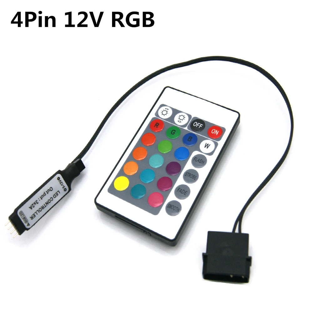 RGB радиочастотный контроллер Molex 4 контактный источник питания для компьютера