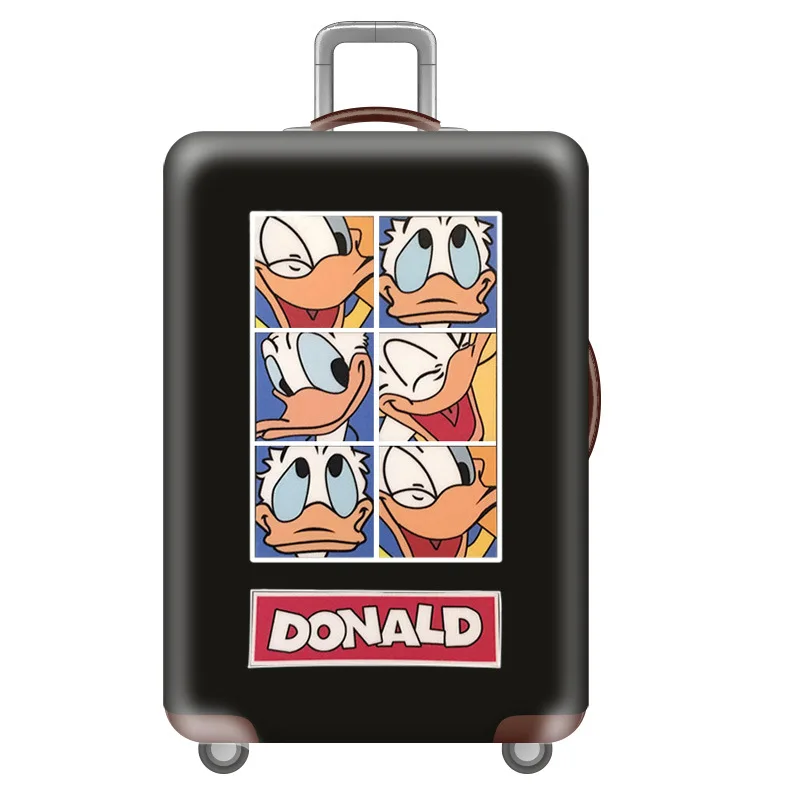 Милый эластичный чехол для чемодана на колесиках с мультяшным рисунком
