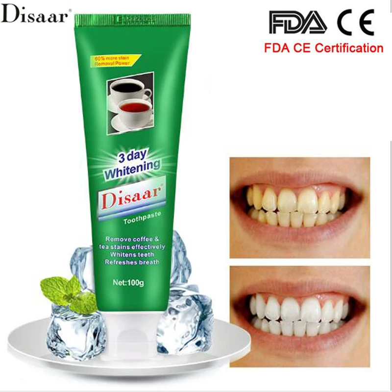 

Disaar charcoal toothpaste creme dental Activated Charcoal Teeth Whitening Toothpaste Natural Black Mint Flavor Herbal