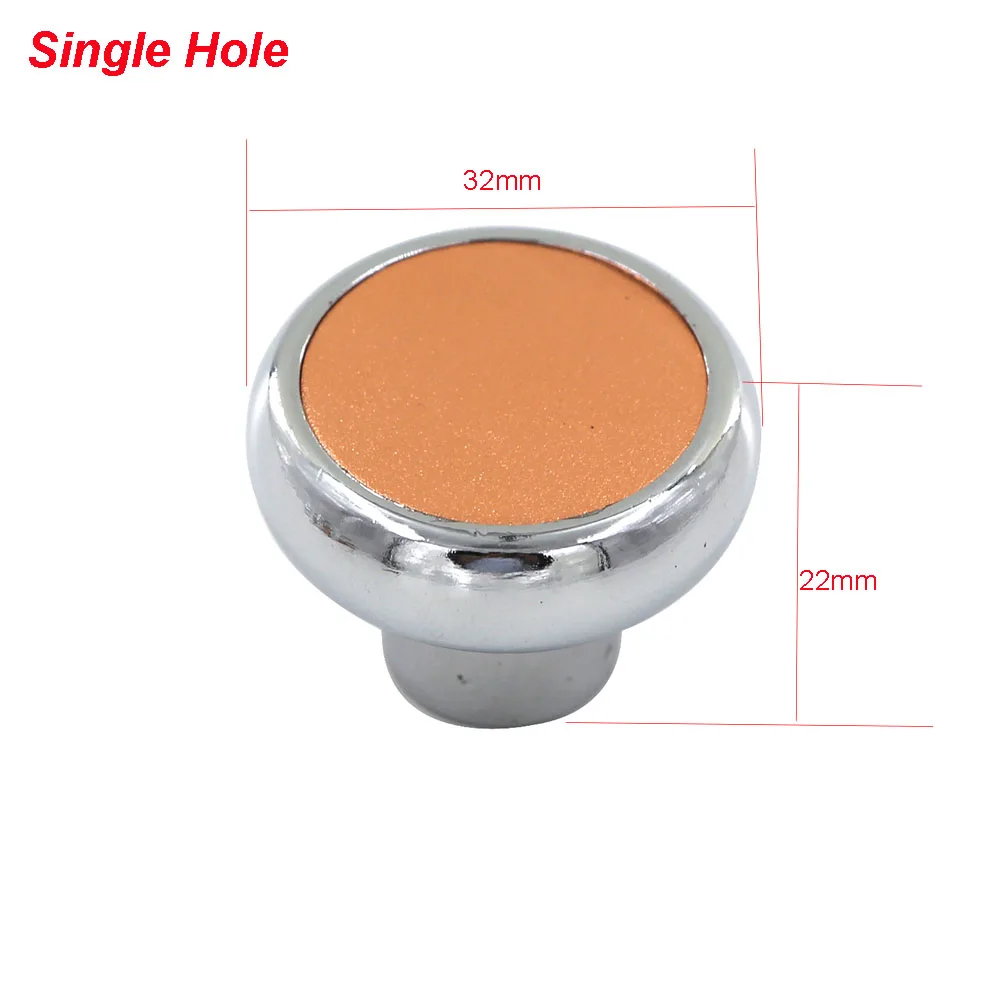 Single Hole 4 шт. современные ручки для Мебель цинковый сплав ручки тянуть для Кухня кабинет одно отверстие ручка/96 мм /128 мм/160 мм отверстие шаг - Цвет: Single Hole
