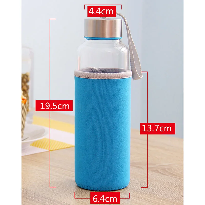 2 шт. портативная стеклянная бутылка для воды|glass water bottle|drink bottlewater bottle |