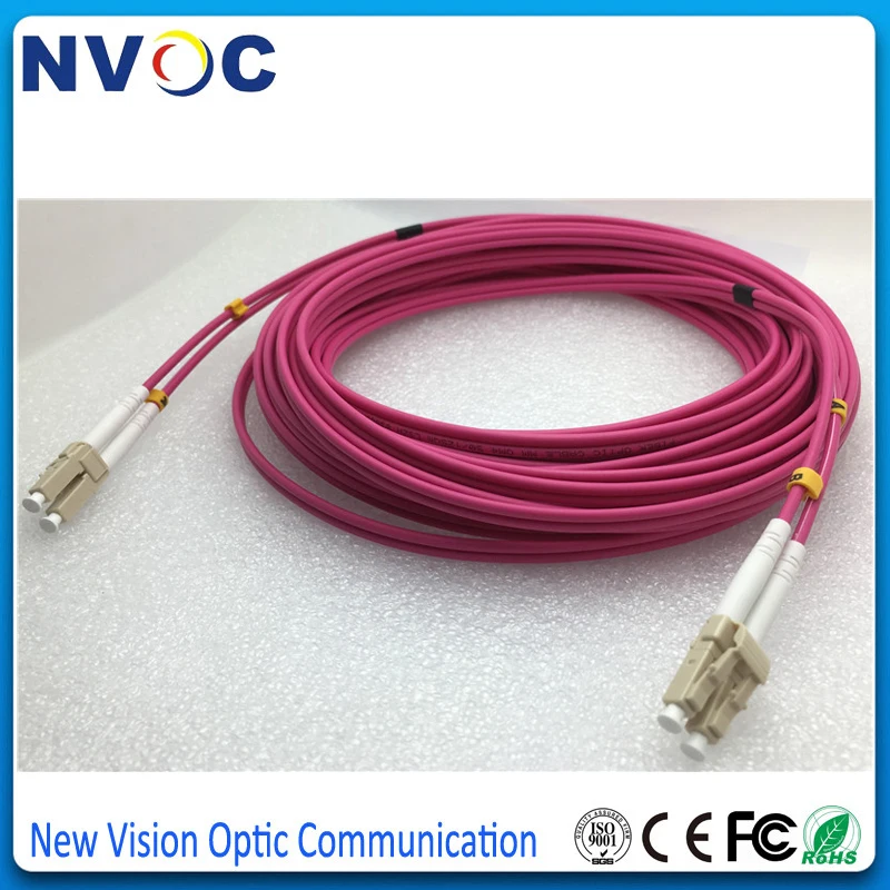 OM4 1 м 2 3 5 10 LC 40 ГБ многомодовый волоконный соединительный кабель LC/UPC к