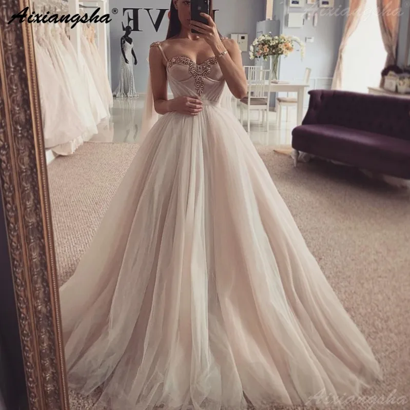 Слоновая кость Romantic Sweetheart Puffy Wedding Dresses Ball Gowns Beaded Tulle Ivory Princess Bride Dress Vestido de Casamento - Цвет: Слоновая кость