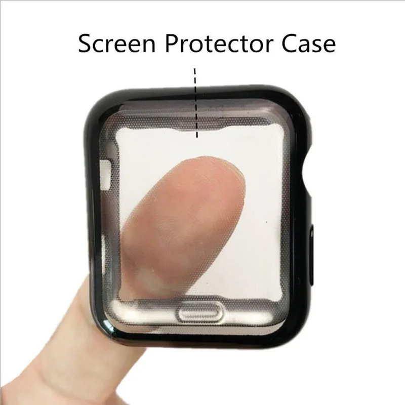 Защитный чехол для iwatch Apple Watch Мягкий защитный Series 5/4/3/2 38 мм 40 42 44