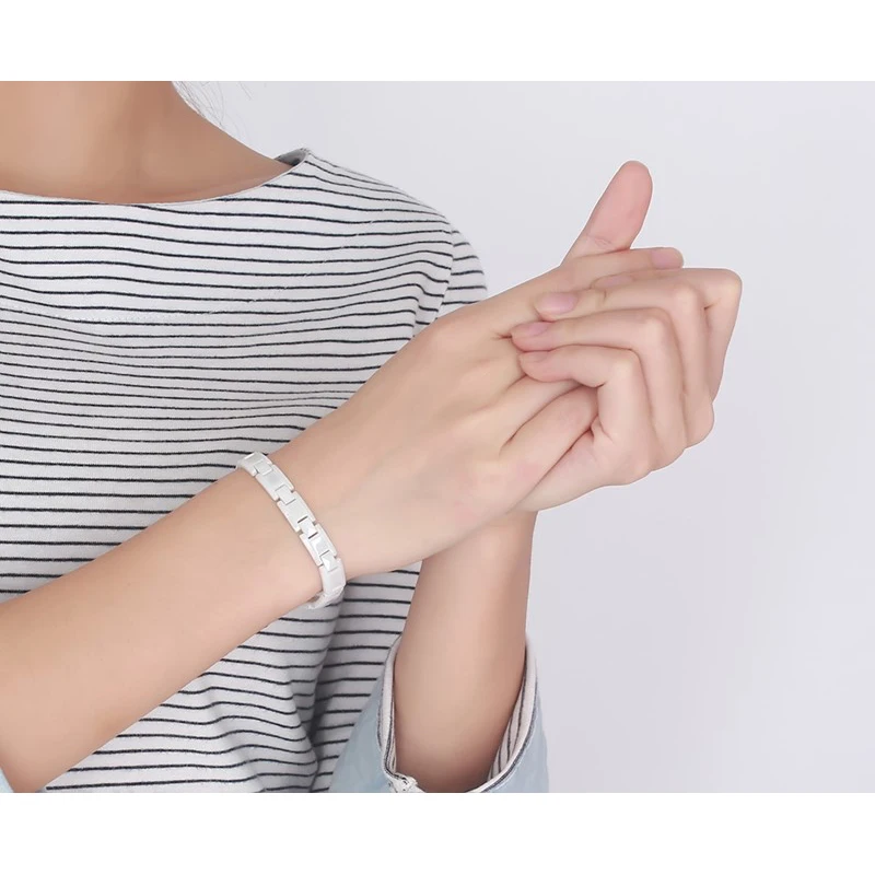 Белый керамический браслет Vinterly для женщин модный простой браслет-цепочка