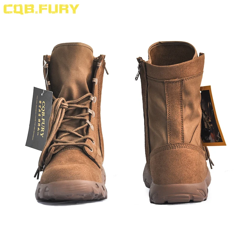 Осенние мужские армейские Супер светло коричневые ботинки CQB.FURY тактические