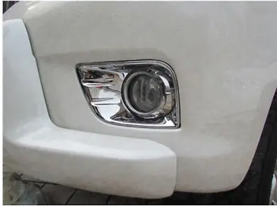 2 шт. хромированные передние противотуманные фары из АБС пластика для Toyota Prado Fj150