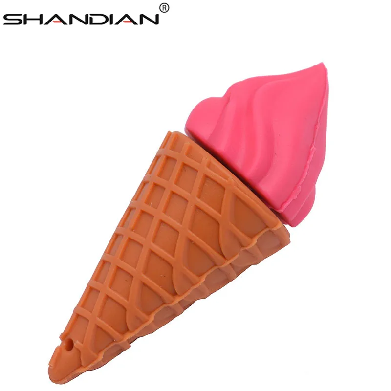 SHANDIAN usb мультфильм Картофель фри флэш-накопитель прекрасная Ручка-накопитель 4 ГБ 8 г 16 ГБ 32 ГБ 64 Гб mcdonald's ручка-накопитель карта памяти милый подарок