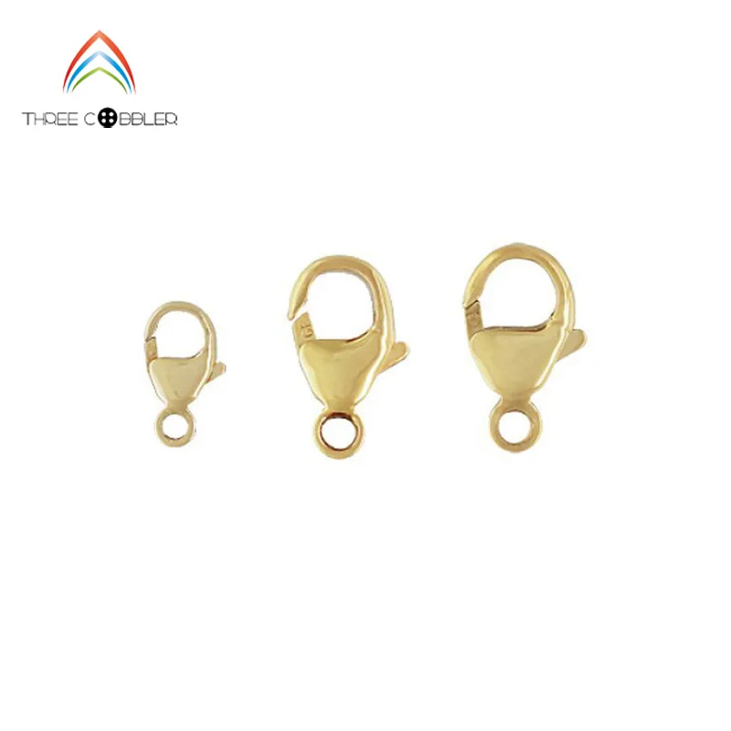 Позолоченные крючки пряжки DIY аксессуары концевые застежки для изготовления