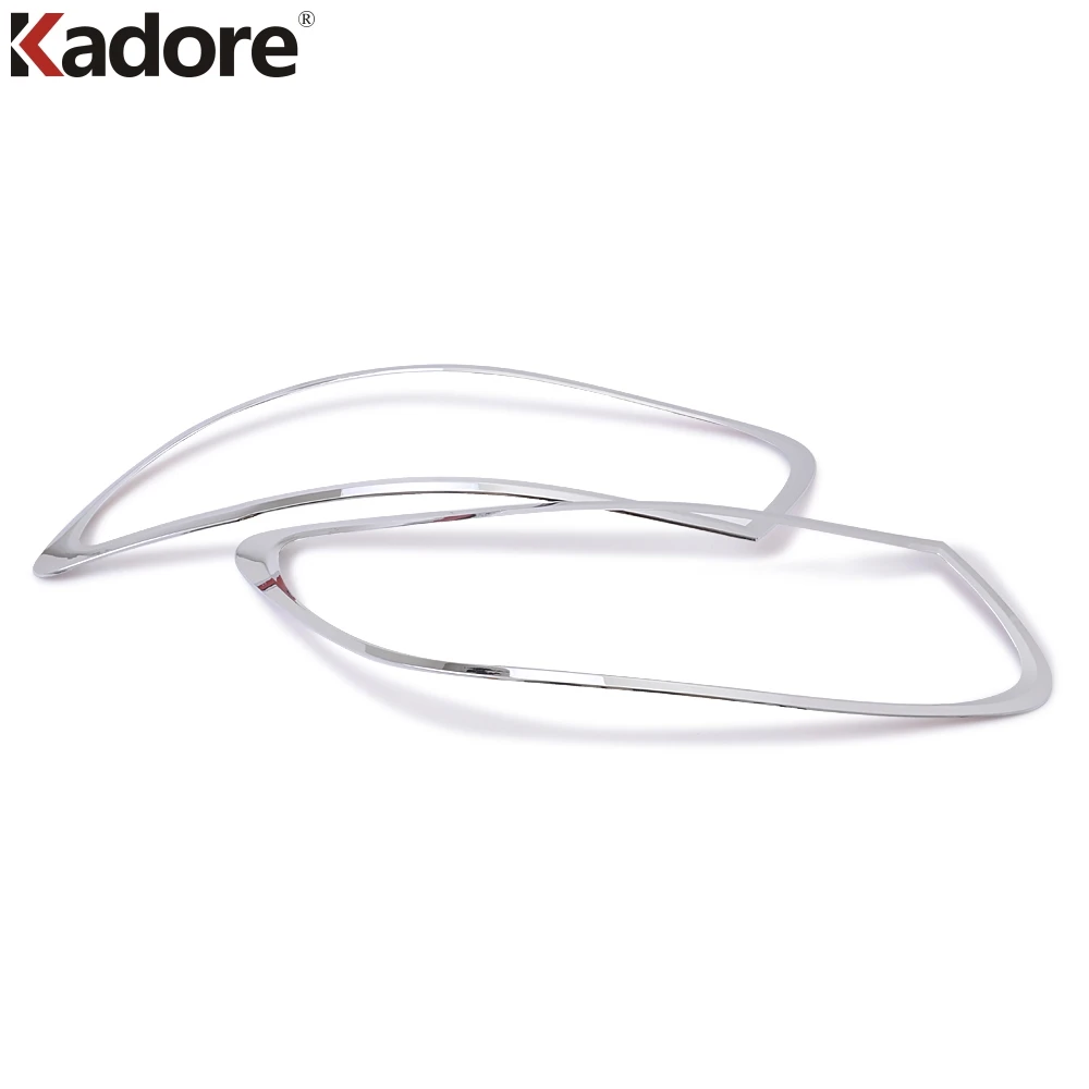 Для hyundai Santa Fe 2010 2011 ABS хром авто фары капот обрамление передние фары лампы Крышка отделка автомобиля аксессуары для укладки