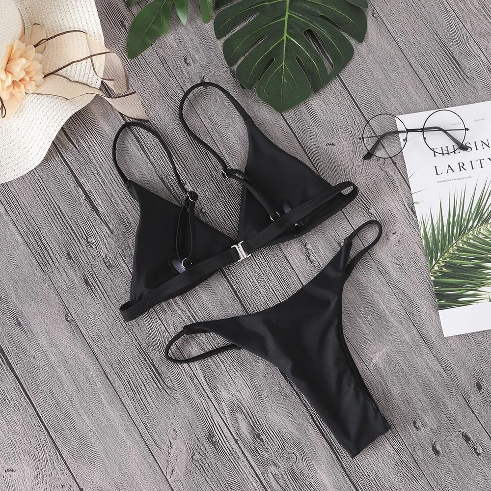 Минимализм Le Sexy High Cut трусики бикини для женщин микро стринги Купальный костюм плотная одежда для купания купальный лето бразильский пляжная Biquini