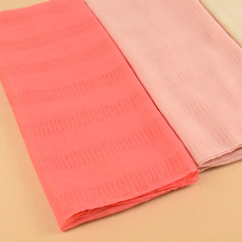 Новый мусульманский хиджаб хлопок 12 твердые цветные шарфики для женщин Bufandas