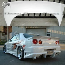 Для Nissan Skyline R34 GTT ERP из стекловолокна Bomex задний спойлер комплект тюнинг часть для R34 GTT стекловолокно БОМЕКС спойлер