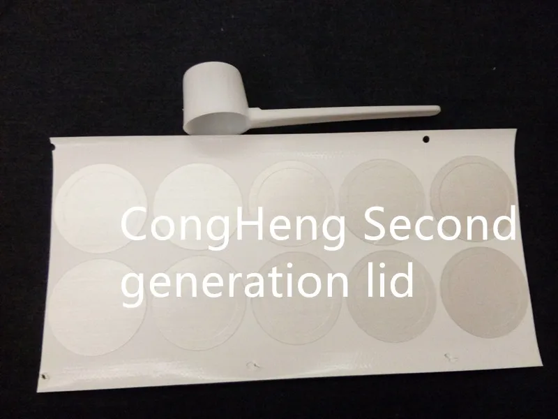 Второе поколение Крышки самоклеющиеся алюминиевой крышкой для заправки