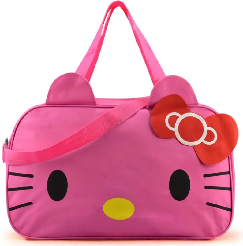 Милый рисунок Hello Kitty Сумочка Девушки Для женщин Путешествия Курьерские сумки