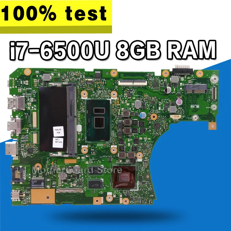 X556UJ X556UV материнская плата для ноутбука For Asus X556U X556UQ X556UQK X556UF X556UR X556UB i7-6500 GT930M/GT920M 8