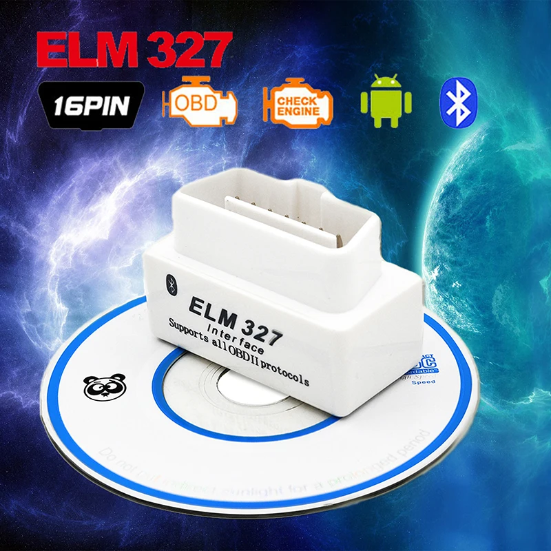 Мини ELM327 V2.1 Bluetooth OBD ELM 327 усовершенствованный OBDII OBD2 автомобильный