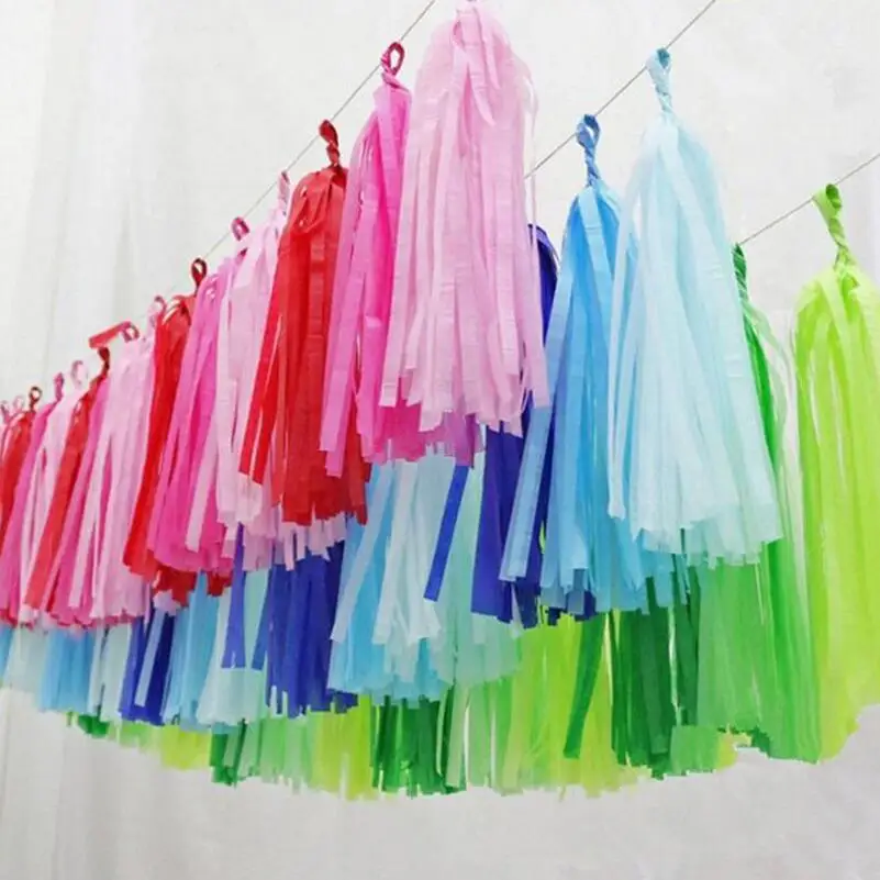 10 шт./компл. креативные бумажные кисточки сделай сам украшения для вечерние