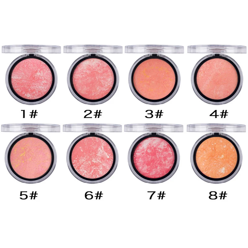 UBUB 8 расцветок Запеченные Румяна Make up Blush Rose бронзатор минерализирует покраснение