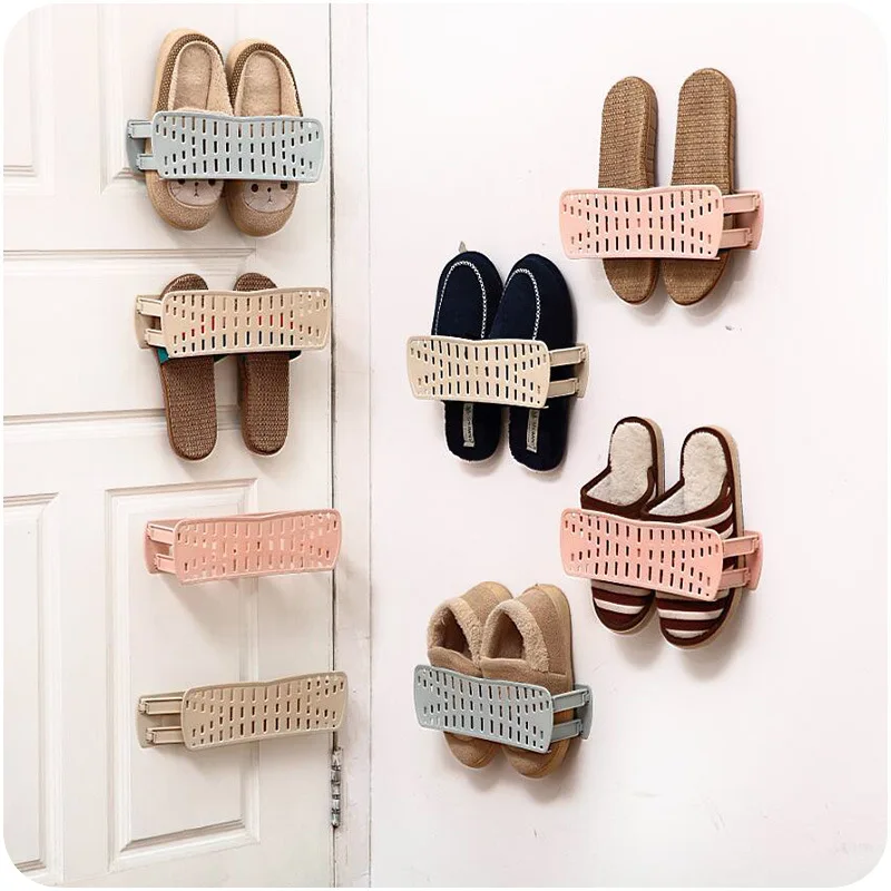 Plastic Shoe Shelf Stand Cabinet Display Organizer Wall Rack Space-saving Convenience Stong storaged holder New Creative | Дом и сад