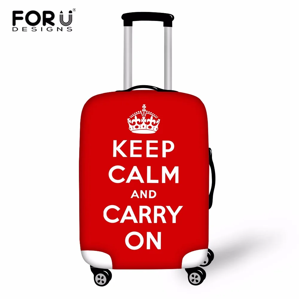 FORUDESIGNS/Дорожный Чехол для чемодана с принтом 18 30 дюймов чехол на колесиках
