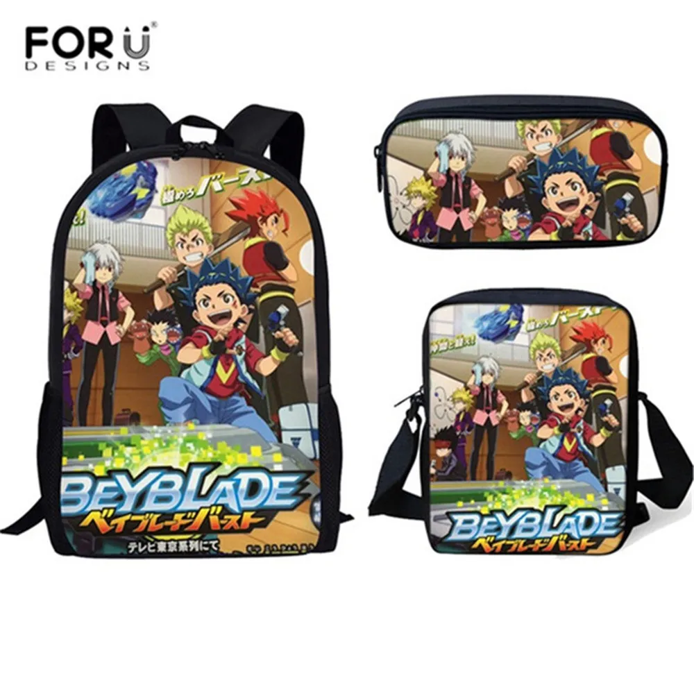 

Модные школьные ранцы FORUDESIGNS с аниме Beyblade Burst Evolution, школьные сумки для книг, рюкзаки для подростков, девочек и мальчиков, рюкзаки для ноутбук...