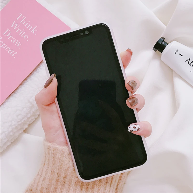 Чехол LOVECOM с милым сердечком для iPhone 11 Pro Max X XS Max XR 6 6S 7 8 Plus, мягкая задняя крышка IMD для телефона с текстурой всего тела