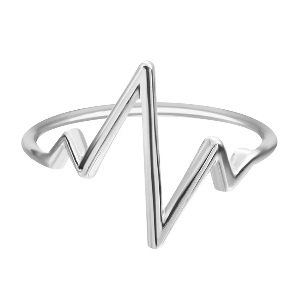 Kinitial Wave кольца ювелирные изделия Минимальный хит продаж спасательный круг пульс