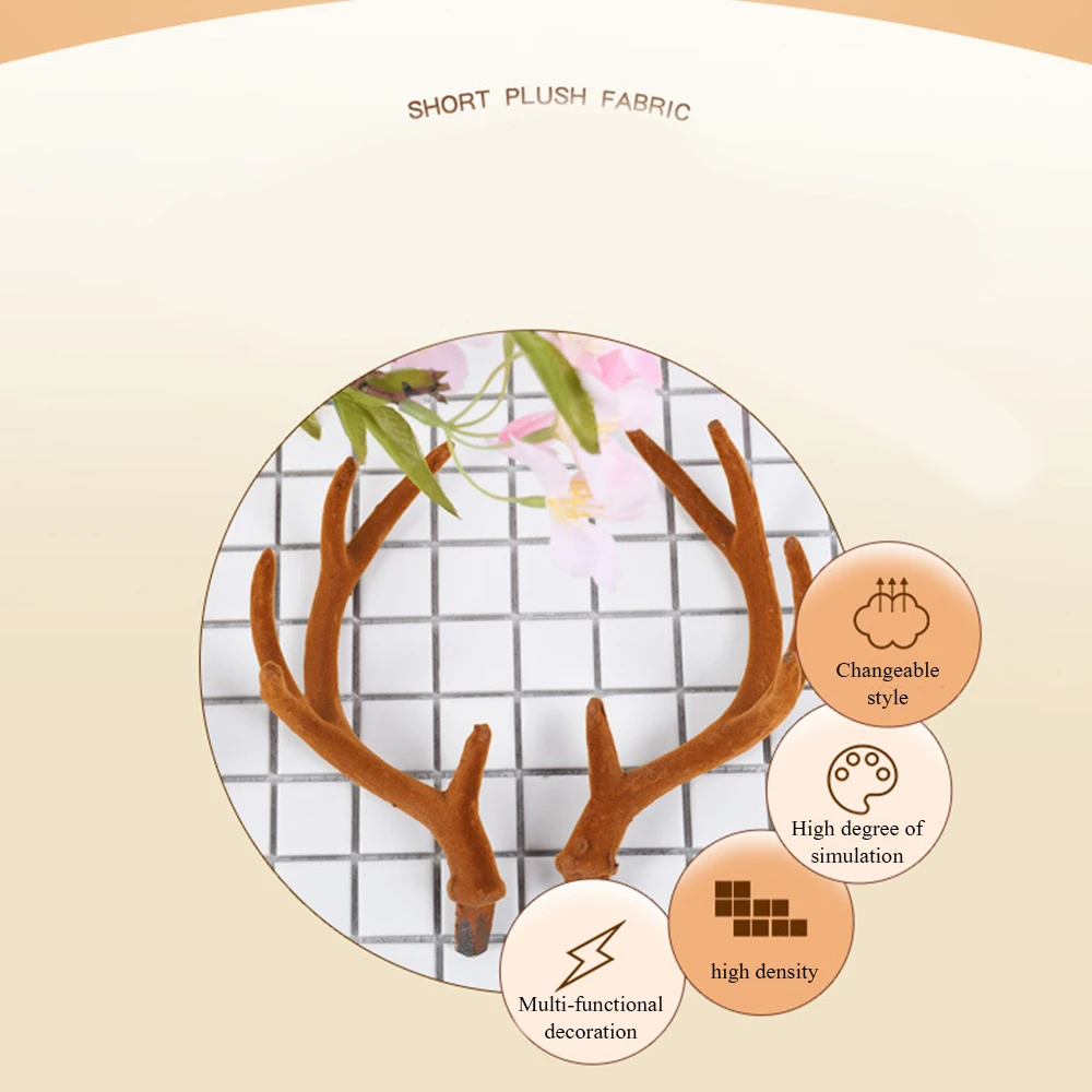 Большой рог оленя обруч для волос пасхальное шоу Рождественский подарок