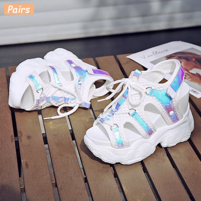 2019 женские босоножки Желтая Летняя женская прогулочная обувь модные