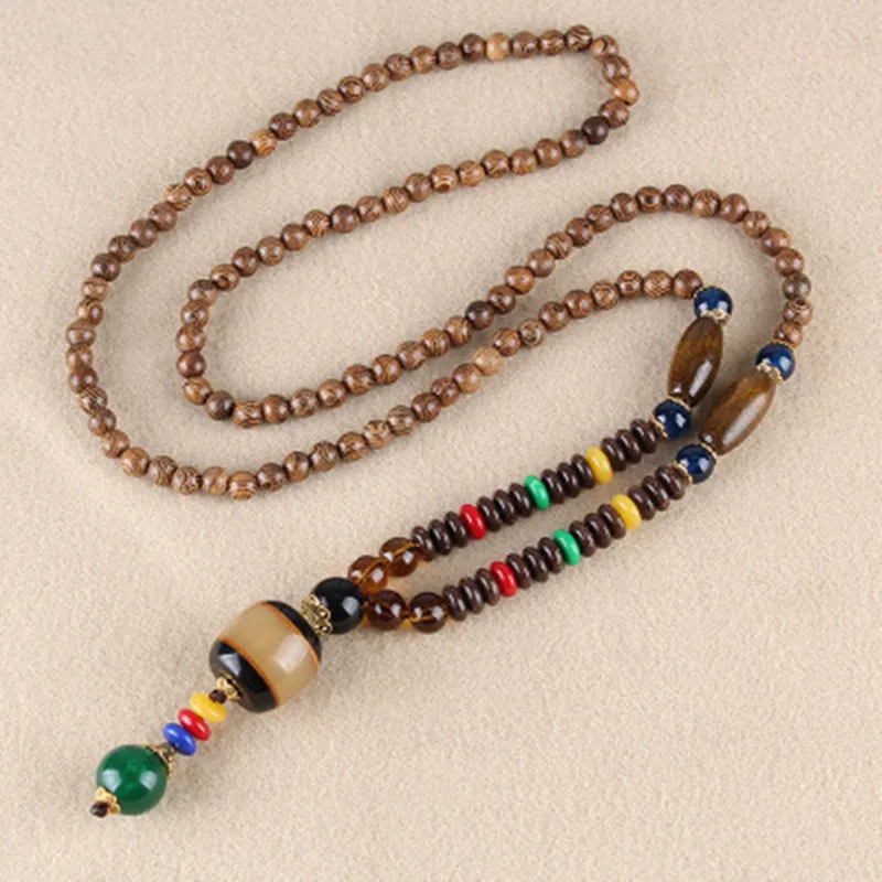 Новинка ретро этнические Непальские рожки лотоса Молитвенное Колесо кулон