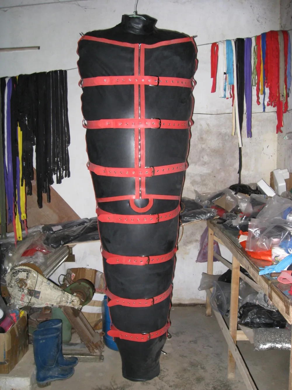 Латексный надувной мешок ручной работы на весь корпус Надувной Спальный Мешок