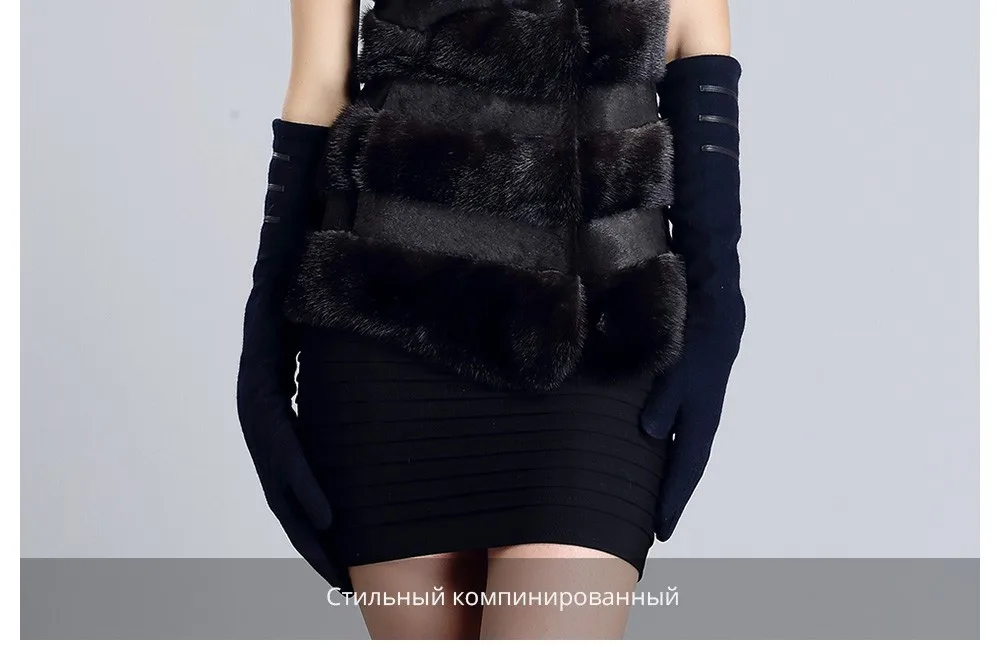 Falapu стиль зимние теплые Для женщин норки пальто Модная Верхняя одежда Высокое качество F1H1020
