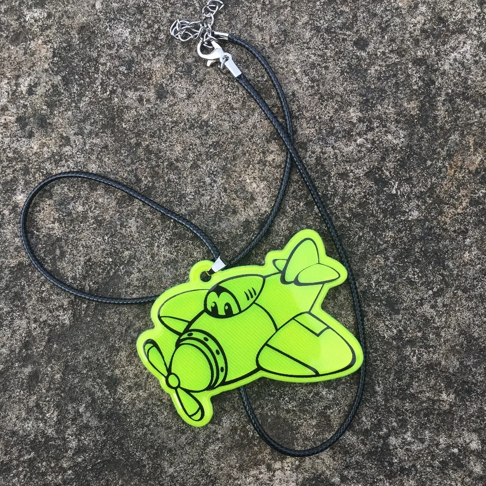 Самолет голубое небо мечта орнамент светоотражающий кулон ожерелье аксессуары