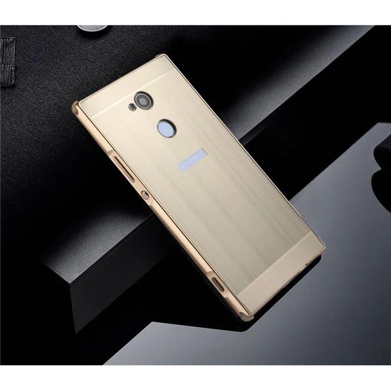 Для sony XA2 Ультра чехол алюминиевая металлическая рамка с матовой задней крышкой