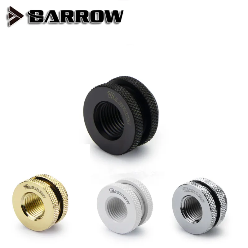 Barrow G1/4 Черная/яркая серебристая/белая/Золотистая пластина тип верхней инъекции