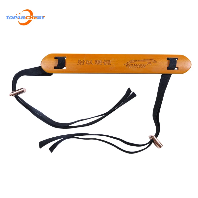 Регулируемый стрельба из лука 1 пара рука гвардии Детская безопасность Bamboo