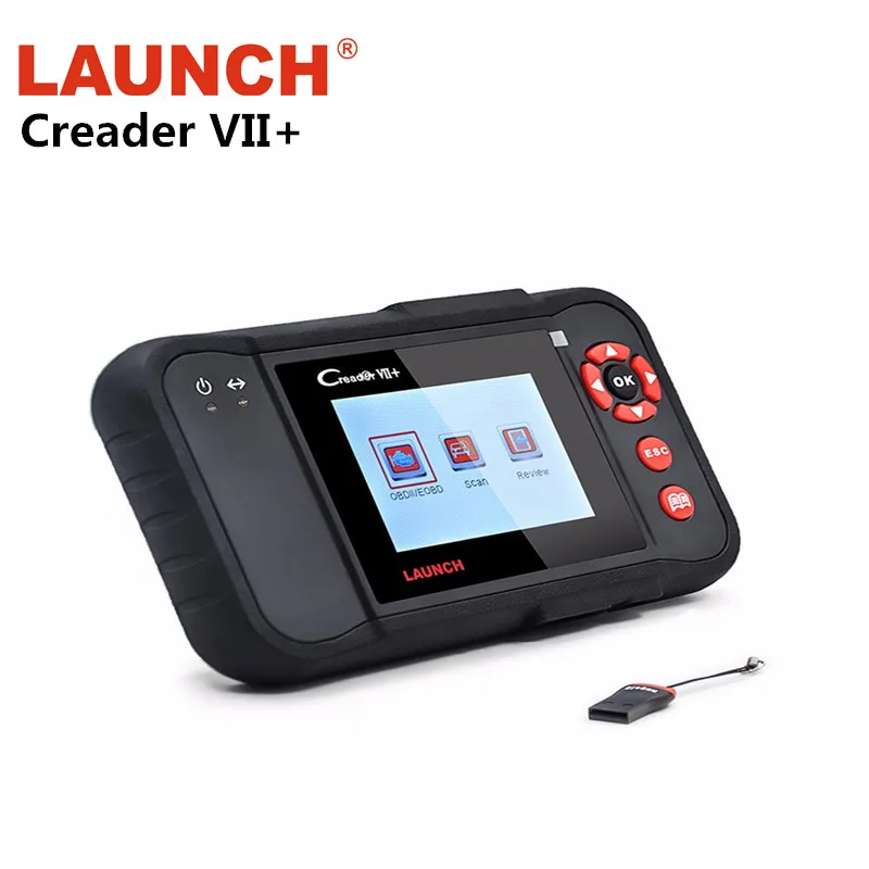 Старт Creader VII + OBD2 двигателя \ abs SRS на код обновления читатель онлайн X431 7 плюс