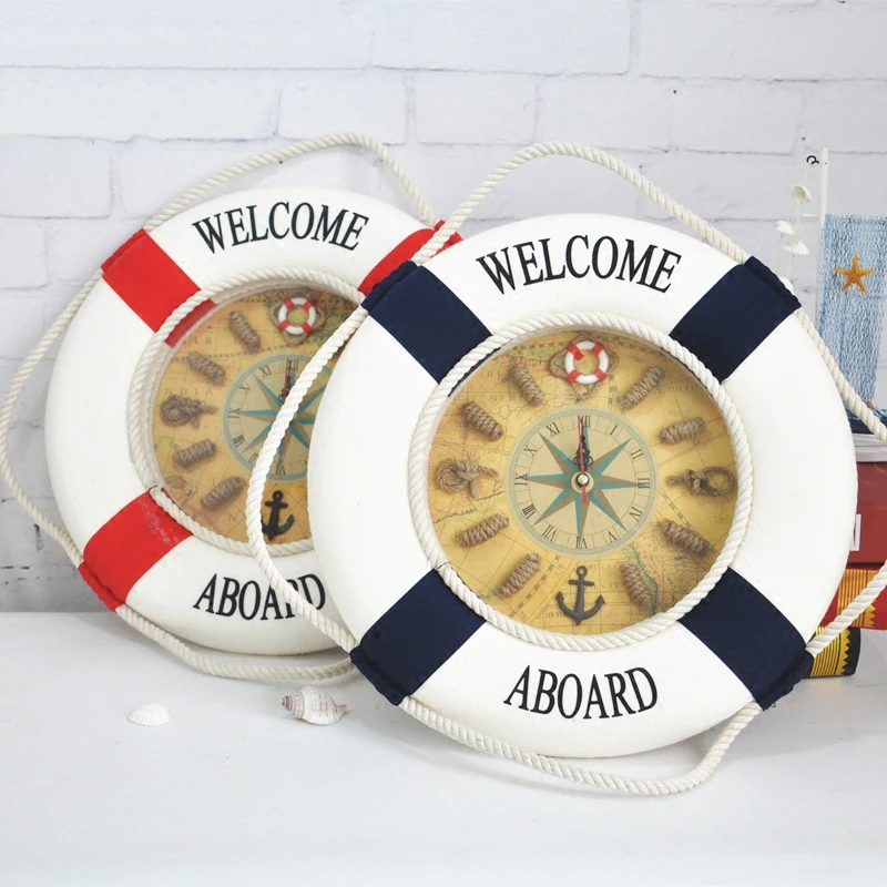 Настенные часы аксессуары для украшения дома современные Lifebuoy настенные