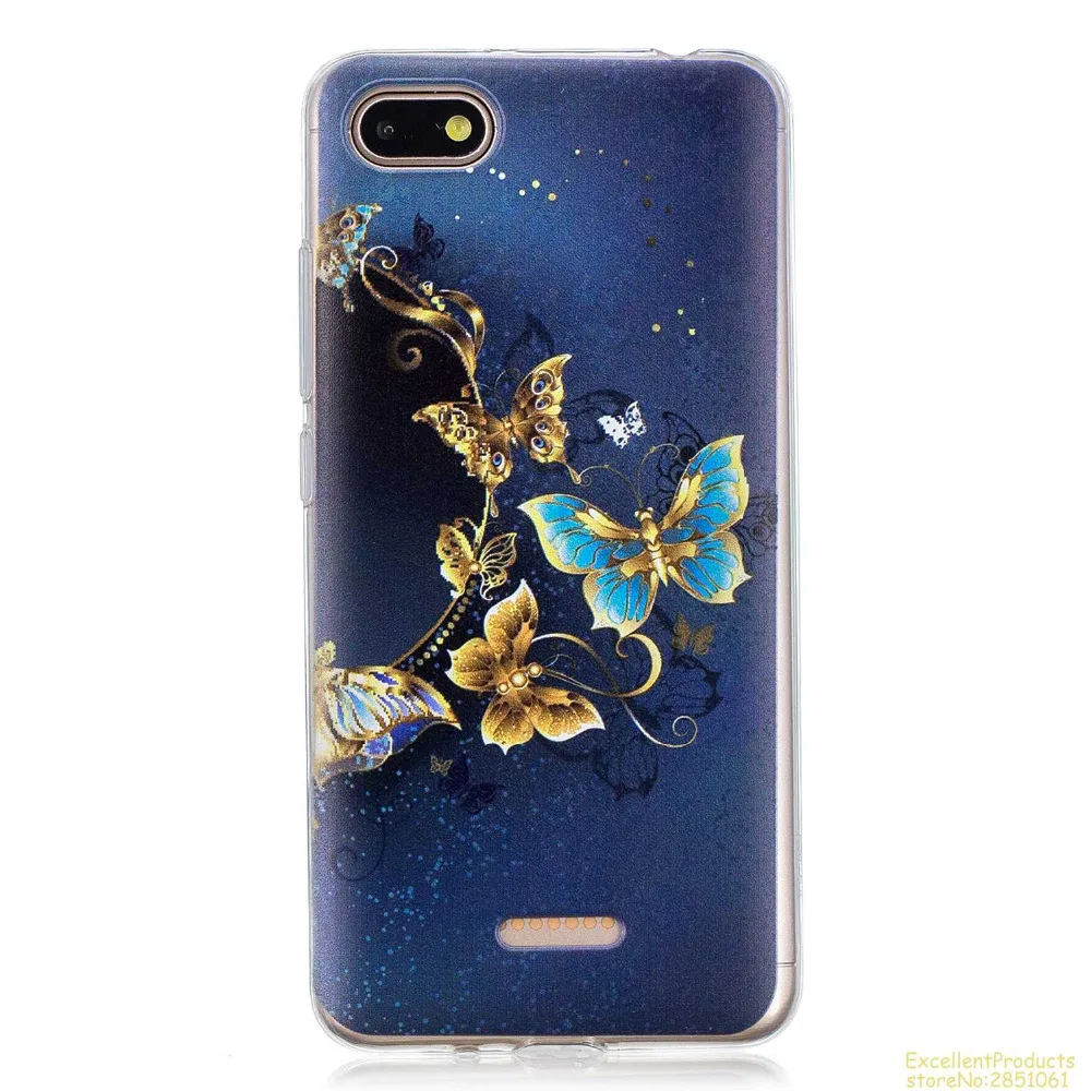 Силиконовый чехол для Xiaomi RedMi 6A fundas hoesje Красивый Веселый мультяшный из ТПУ с